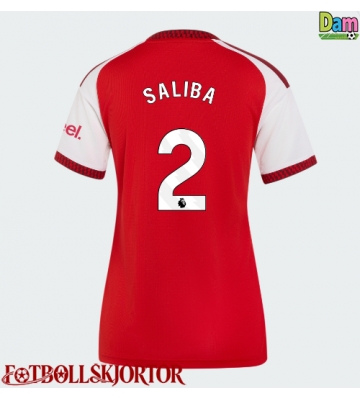 Arsenal William Saliba #2 Hemmatröja Dam 2026-27 Kortärmad